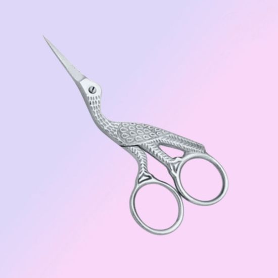 네일 실크가위 실버학가위(WDF2D64)