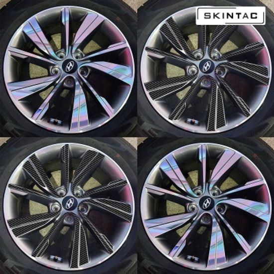 현대 싼타페TM 18인치 휠스티커/1세트