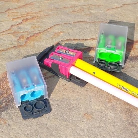 스테들러 점보연필 가능 2홀 캡형 연필깎이 512 60