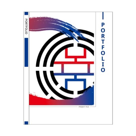 A4 포트폴리오화일 30P 0.6T 컬러 투명 클리어 파일