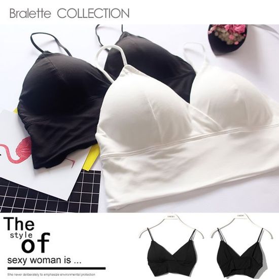 V넥 모달 브라렛 연예인 브라렛 브라탑(WA636B8)