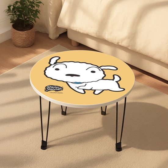 짱구 다용도 원형 접이식 테이블 (짱구/흰둥이) 