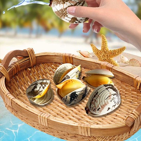 콧물 얼굴 말랑이 물총 조개 모양 소형 물총 워터건