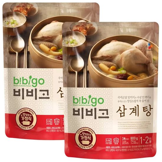 CJ 비비고 삼계탕 800g x 2팩