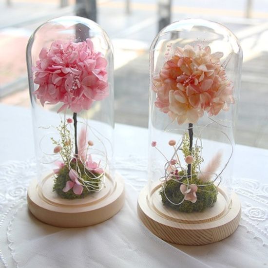프리저브드 수국 유리돔-( 3 color ) 기념일선물