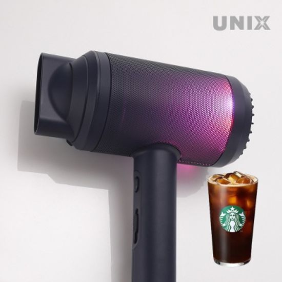 유닉스 오브제 LED 헤어 드라이기 UN-A1918 네이비