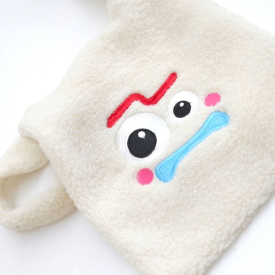 포키 후리스 뽀글이 파우치 미니백 에코백(WD275D5)