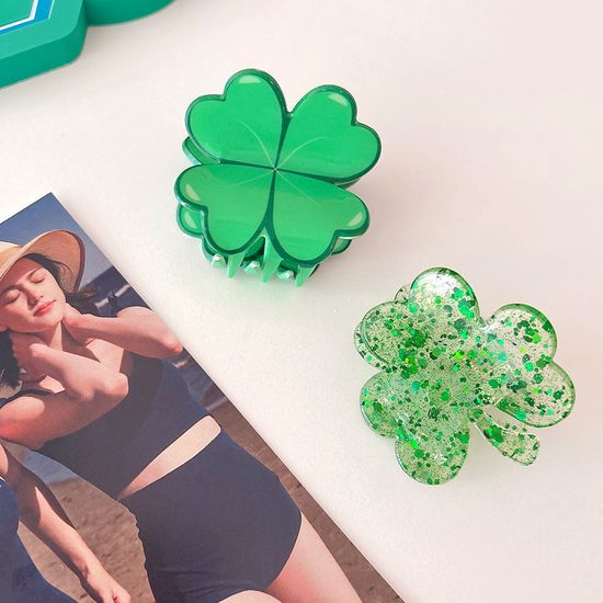 네잎클로버 반묶음 집게핀