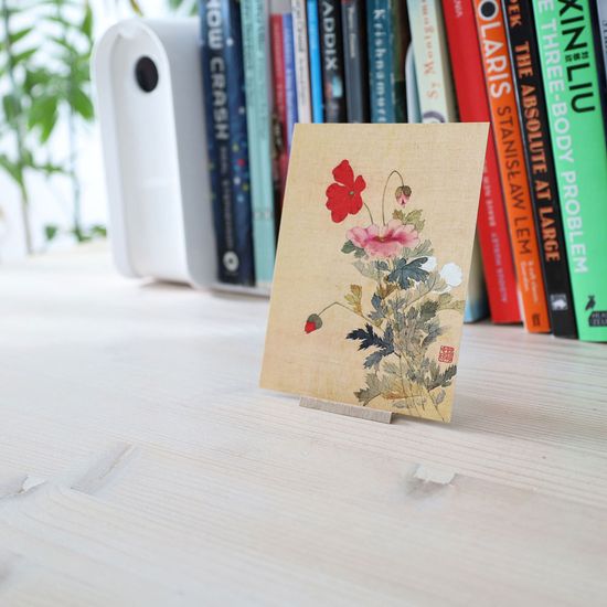 북키스 한국화 카드 애춘 신명연 엽서 7종