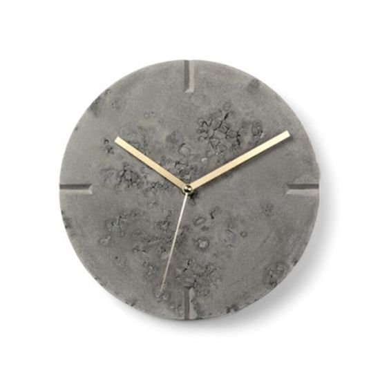 [CONCRETE ] V CUT CLOCK - vintage