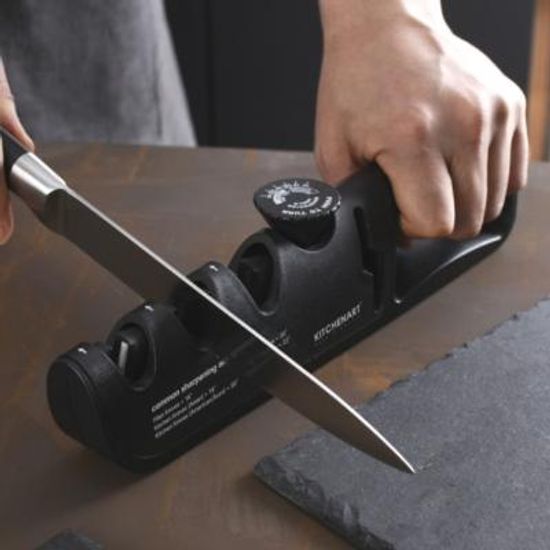 키친아트 텅스텐 멀티 칼갈이 칼가는 샤프너 가위갈기