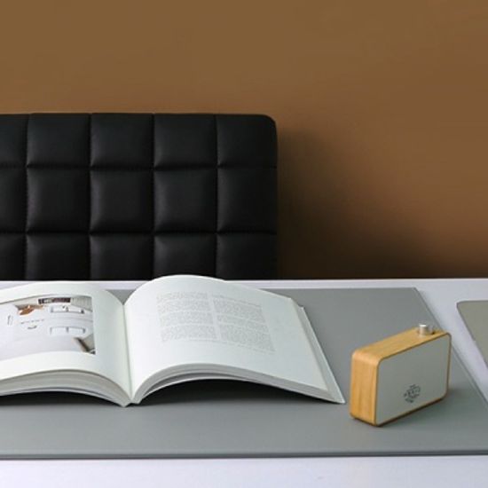 사무실 정리 심플컬러 양면 가죽매트 대형 데스크패드