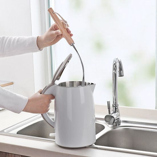 스툽 벽걸이 우드 스텐 롱 세척솔 병 세척 브러쉬