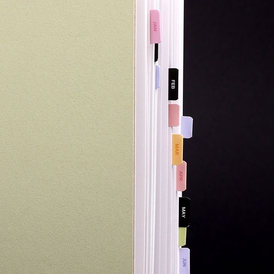 365일 달력 날짜 인덱스 스티커 세트