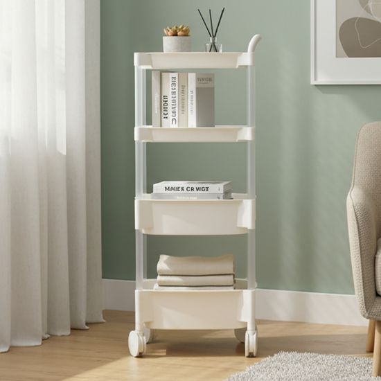 이동식 책장으로 모던 리빙카트 (2단/3단/4단) 트롤리