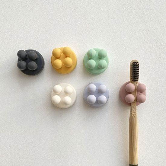부착식 실리콘 다용도 홀더 6color
