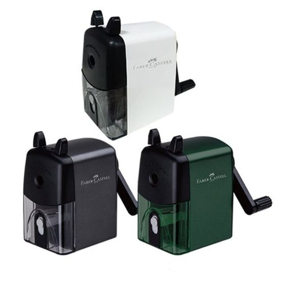 파버카스텔 강철 회전날+외날 장착 심조절 연필깎이