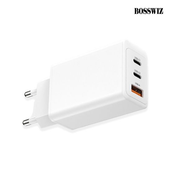C타입 65W 3포트 멀티 고속 충전기 어댑터 BOS-65W3P