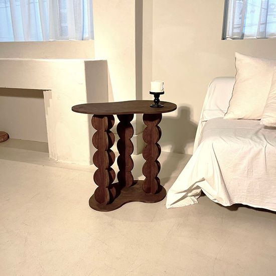 먼-동 자작 버블 사이드 테이블 침대 쇼파 협탁 