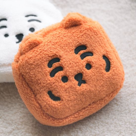 뚱랑이 뽀글 사각 파우치 2종