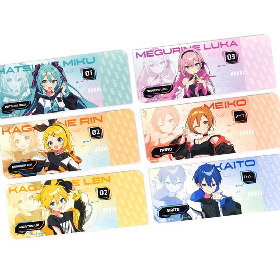 [하츠네 미쿠] WE!FLASH 티켓 카드 세트 (6매입/양면)