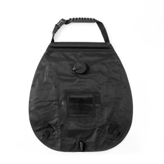 온도측정 캠핑 샤워기 20L 간이 휴대용 샤워물통 블랙