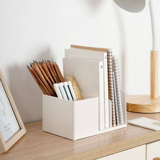 듀얼 데스크 책상 정리 책 연필 꽂이 정리함 수납함