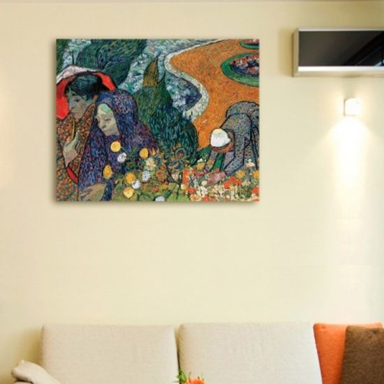 고흐 - 아를의 여인들 Ladies in Arles, 캔버스 액자