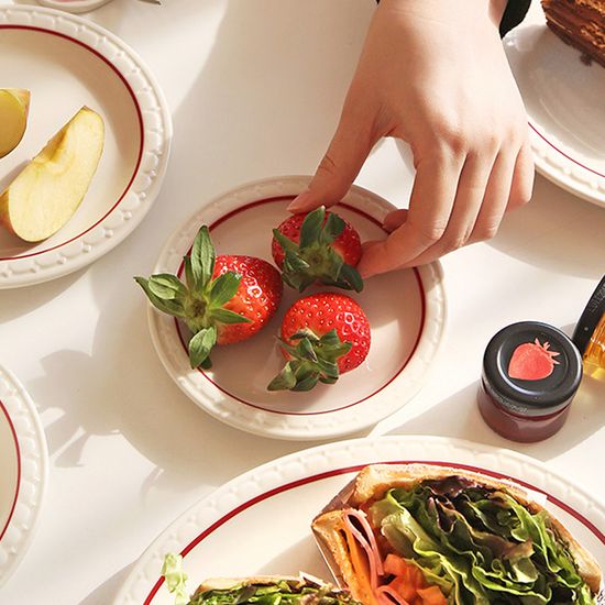 시라쿠스 쉐난고 카디날 도자기 원형 접시 5size 택1