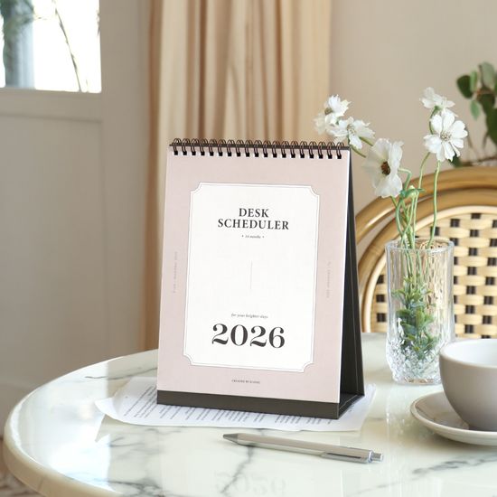 아이코닉 2026 데스크 스케줄러