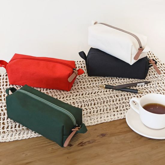 오첵 캔버스 사각 멀티파우치 펜파우치 VER.3