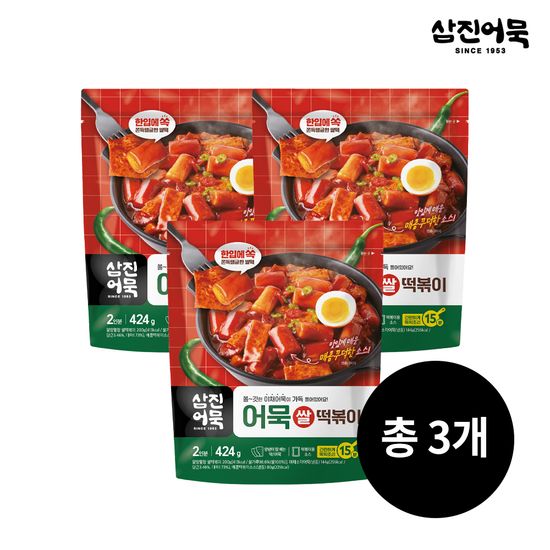 [삼진어묵] 어묵쌀떡볶이 x 3개