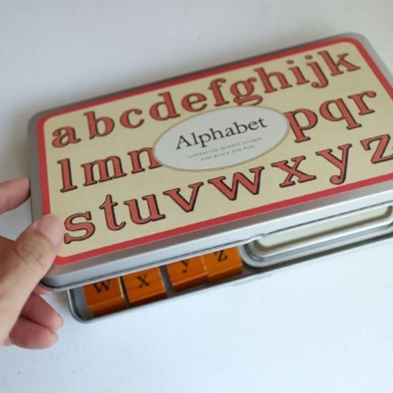 Cavallini 스탬프세트-Alphabet 소문자