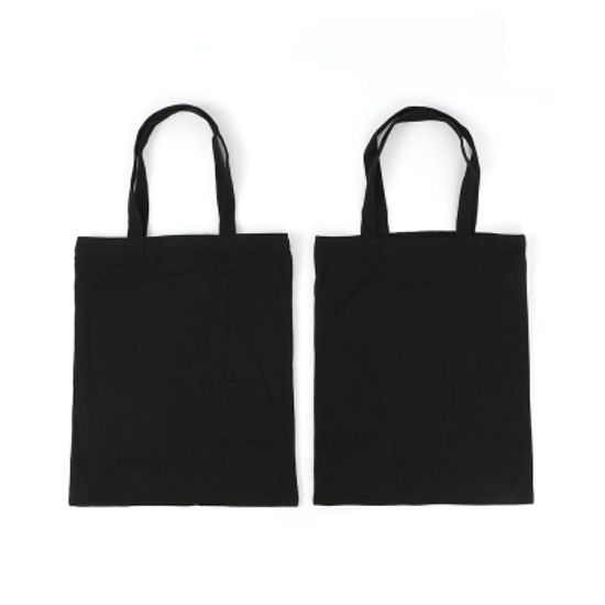 나만의 무지 에코백 2p세트(34.5x42cm) (블랙) dIY