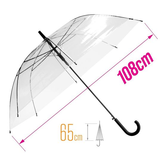 천투만 투명장우산 우산65cm(WE04FAB)