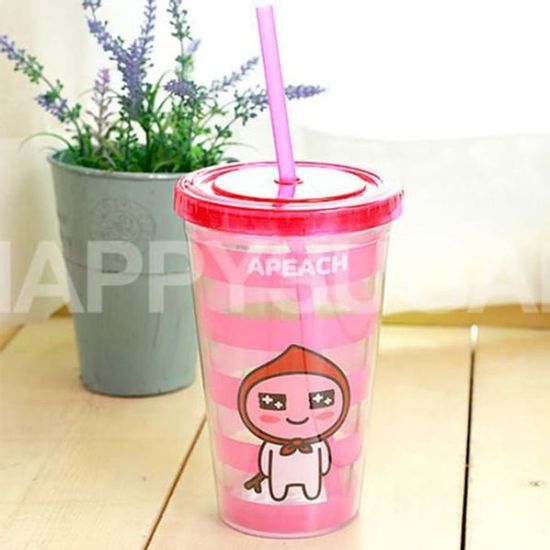 어피치 빨대컵 유아 빨대 텀 WE42CC1