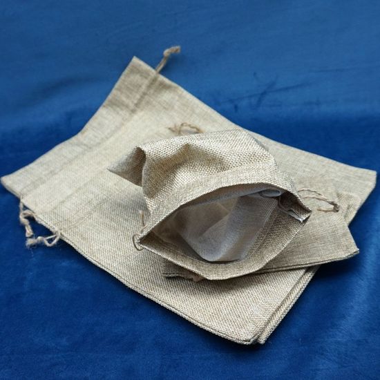 마대 자루 주머니-화분 소품 커버 12x16cm(WBACAED)