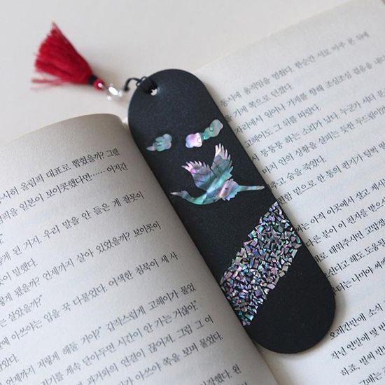 자개 책갈피 만들기 부자재 한국 전통 나전칠기 제작