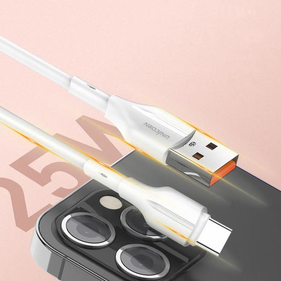 유니콘 PLC-1M25W  USB A to C타입 25W 초고속 충전 