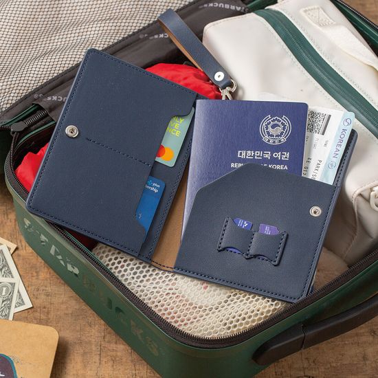 [무료각인]RFID차단 안티스키밍 줄라이 여권케이스