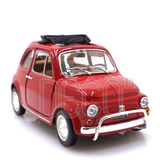 1:24 피아트 500L 레드 미니카 다이캐스트 피규어