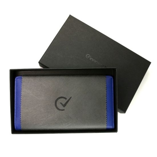 웍스 천연가죽 6공바인더 돌체 로얄 블루-포켓링 2005