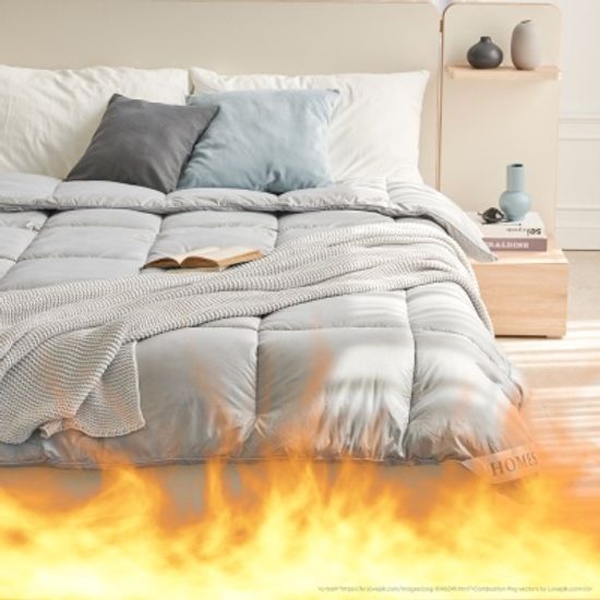 자가발열 구스다운 벨벳 이불 2color