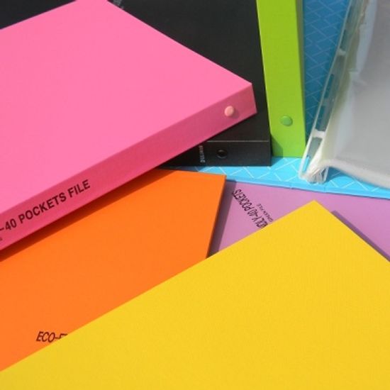 청운 A4 40매 에코 합지 고급 클리어화일 B151