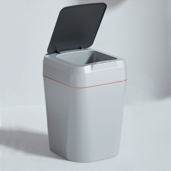 비비드 모션 충격감지 센서 휴지통 (12L) (그레이)
