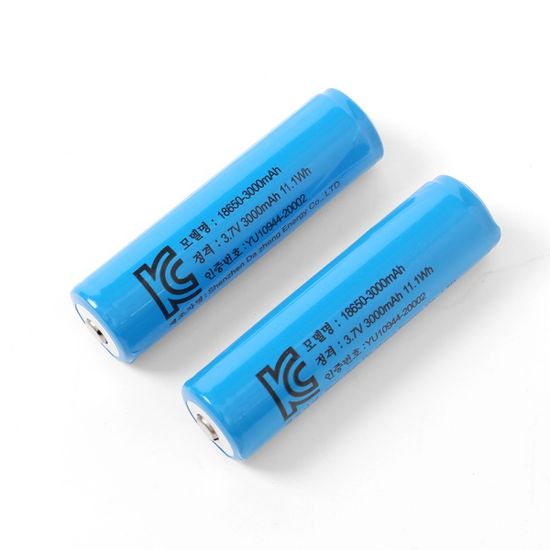 KC인증 18650 배터리 3000mAh 리튬이온 충전지 2p세트