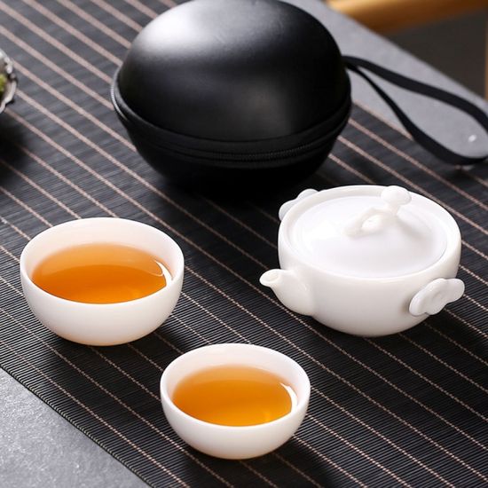 콤팩트 휴대용 2인 다기세트/ 여행용 다도세트