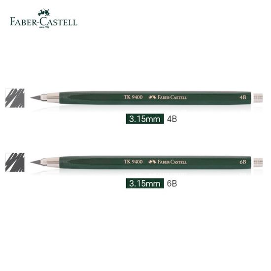 파버카스텔 3.0mm 클러치펜슬/홀더펜 TK9400 4B+4B심