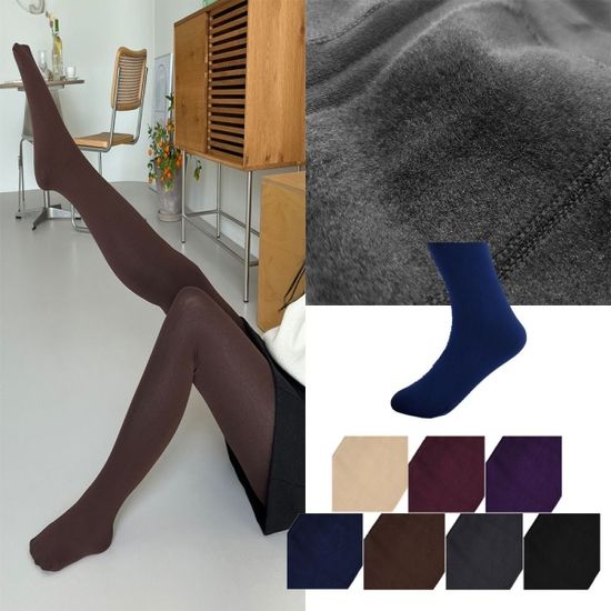 여자 기모 컬러 유발레깅스 따뜻한 학생 겨울스타킹[W