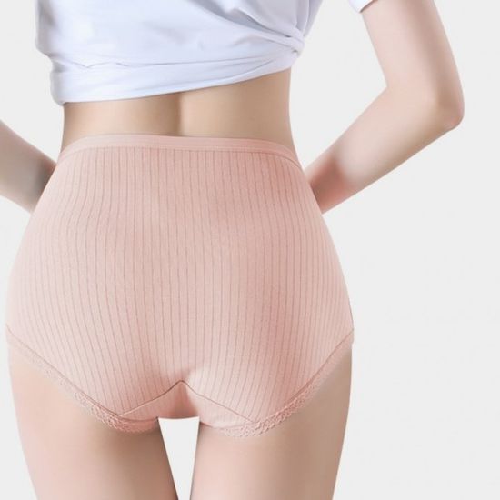 여성 면팬티 하이웨스트 삼각팬티 모달 보정 인견 속